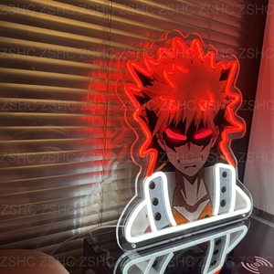 IP65 acrílico My Hero Academy luces <span class=keywords><strong>de</strong></span> neón luz <span class=keywords><strong>de</strong></span> neón personalizada regalo creativo decoración <span class=keywords><strong>de</strong></span> vacaciones lámpara hogar signo - Product Image 4