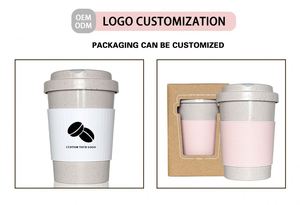 Eco-Friendly 350ml/12OZ Travel Mugs Reusable Drink <b>Cup</b> with <b>Sip</b>&Straw Lid Food Grade Tumbler Plastic Business Gift - Product Image 4