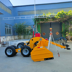 Niveleur télescopique pour tracteur, type niveleuse, pour la réhabilitation des terres agricoles sèches, avec pelle télescopique et nivellement laser en acier robuste - Product Image 2