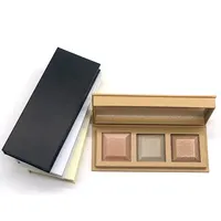 luxury custom contour bronze palette face highlighter private label highlighter palette
