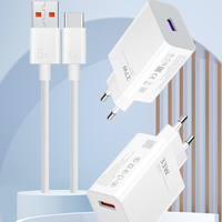Chargeur USB de Charge Rapide QC3.0 à Prix Abordable, Adaptateur Secteur 33W Haute Puissance avec Prises US EU pour Téléphones Mobiles Xiaomi Huawei