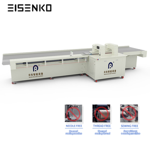 เครื่องเย็บริมผ้าม่านอัตโนมัติอเนกประสงค์ EISENKO แบบไร้รอยต่อ 380V/220V ควบคุมด้วย PLC ใช้งานง่าย ราคาประหยัด - Product Image 2