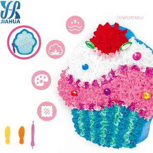 JH Free Design – oreiller de Cupcake à couleurs changeantes pour bricolage, créer un ensemble de couture Adorable pour les enfants