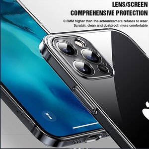 <span class=keywords><strong>Cover</strong></span> Trasparente con Protezione per Fotocamera per <span class=keywords><strong>iPhone</strong></span> 11 12 13 Pro Max, Custodia Antiurto in <span class=keywords><strong>Silicone</strong></span> per <span class=keywords><strong>iPhone</strong></span> 14/14 Pro Max - Product Image 3