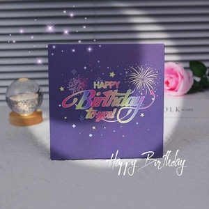 Cartes d'anniversaire gonflables de luxe 3D musicales avec effets de feux d'artifice et gâteau lumineux – Cadeaux Joyeux Anniversaire pour Femmes, Hommes, Maman, Enfants - Product Image 4