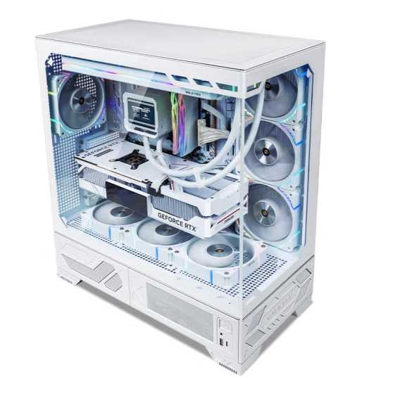 Valkyrie VK03 Gaming PC Case - Premium Aluminum & LCD Screen