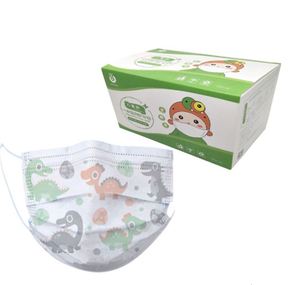Precio de fábrica 3 Ply desechable de moda de impresión de dibujos animados de cara máscara caja de embalaje - Product Image 2