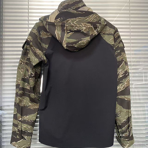 Veste tactique DF22 camouflage rayé tigre en tissu Oxford, toutes saisons, pour l'extérieur, durable, vente en gros - Product Image 4