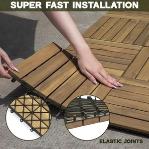 Elegante Pavimentazione WPC Effetto Legno, Decking Ecologico <span class=keywords><strong>in</strong></span> Composito Legno-Plastica <span class=keywords><strong>per</strong></span> <span class=keywords><strong>Esterni</strong></span>, Ideale <span class=keywords><strong>per</strong></span> Ville di Lusso e Giardini - Product Image 3