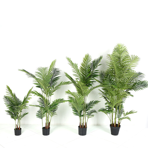Gran Areca Palm árbol 200cm de plástico bonsai árbol artificial para jardinería - Product Image 2