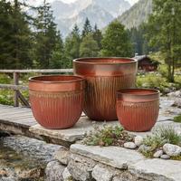 Pot de fleurs en céramique, vase moderne, jardinières pour plantes d'intérieur et d'extérieur, décoration de la maison et du jardin