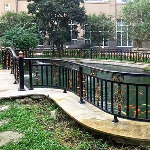 Clôture de jardin extérieure durable en alliage d'aluminium, panneau à lames noir, écologique, imperméable, taille personnalisable, modélisation 3D - Product Image 3