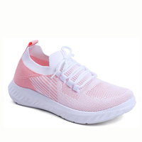 Baskets de sport roses pour femmes à semelle souple et confortables, style décontracté, Zapatos De Mujer Factory