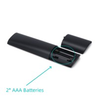 Nouvelle Arrivée d'Usine - Télécommande Noire 16 Touches avec BT 2.4G IR et Commande Vocale pour Boîtier Smart TV Android, Projecteur, Code d'Apprentissage