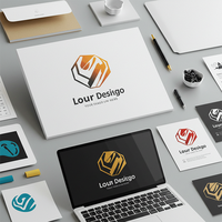Services professionnels de conception de logo d'entreprise pour les entreprises e-commerce, conception de logo personnalisé
