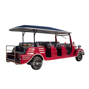 Voiture de tourisme électrique rétro classique, personnalisable avec logo, pour parcs à thème, stations touristiques et services de visites. - Product Image 5