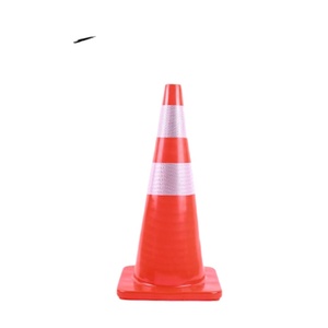 Economic PVC Flexible Traffic <b>Cones</b> Soft Reflective Street Safety Warning for <b>Roads</b> Traffic Control Product - Product Image 1