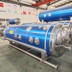 Stérilisateurs industriels pour aliments, autoclaves à vapeur, <span class=keywords><strong>bocaux</strong></span> <span class=keywords><strong>en</strong></span> <span class=keywords><strong>verre</strong></span> emballés <span class=keywords><strong>en</strong></span> plastique et stérilisateurs pour boîtes de conserve - Product Image 2