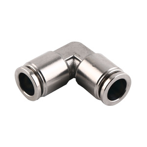 MPL loạt Nickel-plated Brass khí nén phù hợp nhanh chóng kết nối L loại 90 độ nam chủ đề khuỷu tay không khí công nghiệp ống kết nối - Product Image 5