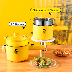 Mini Pot à soupe antiadhésif avec Logo personnalisé, Pot à soupe à une ou deux couches, cuisson électrique - Product Image 6