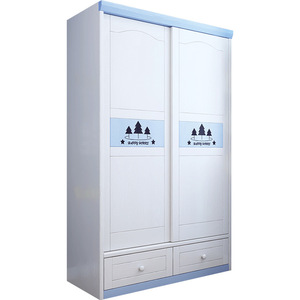 <span class=keywords><strong>Armadio</strong></span> Moderno in Legno per Bambini e Neonati, Unità di Stoccaggio per Camera da Letto, Mobile per Conservazione Vestiti - Product Image 5