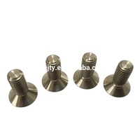Vis à tête fraisée en titane M7 de haute qualité Tête en titane carbone zingué Longueurs 25mm 40mm 50mm Normes ASME GB Grade 5