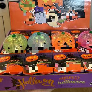 Juguete de Peluche con Forma de Calabaza Espeluznante, Recuerdo para Fiesta de Halloween, Adorno Sensorial Suave y Elástico para Decoración Festiva - Product Image 3