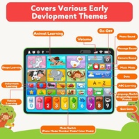 Enfant en bas âge anglais français espagnol trilingue tablette apprentissage Machine jouet Montessori orthophonie apprentissage tablette avec son de musique