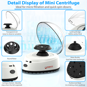 Mini 5400Rpm Continuous <strong>Centrifuge</strong> for <strong>Laboratory</strong> and <strong>Medical</strong> Use - Product Image 3
