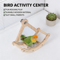 Mainan Roda Latihan Burung Beo untuk Cockatiel, Peony, Parakeet & Budgie - Hiburan Mandiri, Penghilang Kebosanan & Stimulasi Mental