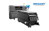 Alta Velocidad 30 ㎡ Impresora DTF h BF-60E6-S1 Pro de 9 colores CMYK-ORGB con tinta blanca, sistema de tensión mejorado y luz de estado