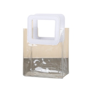 Bolsa de Mano Transparente de PVC de Alta Gama con Logotipo Personalizado, Modelo 041, para Regalos de Boda, Dulces y Recuerdos - Product Image 5