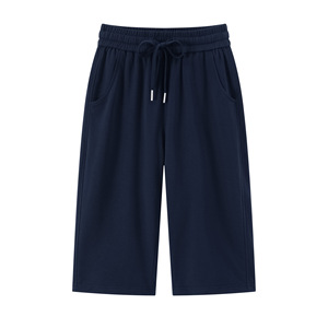 <span class=keywords><strong>Pantaloni</strong></span> da donna a gamba dritta 7/10, sottili, a lunghezza media, vestibilità ampia, traspiranti, con elastico in vita, in cotone e spandex, taglia petite, sportivi, modello <span class=keywords><strong>Carrot</strong></span>, primaverili - Product Image 2