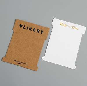 Tarjeta de Papel con Código QR, Etiqueta de Ropa de Papel Kraft, Tarjeta de Publicidad para Tienda Personalizada con Logotipo - Product Image 2