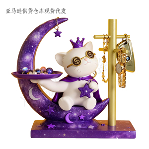 Portachiavi Personalizzato in Resina a Forma di Gatto Strega e Zucca, Decorazione da Scrivania per Halloween, Regalo Artigianale in Resina per Acquirenti Stagionali USA ed Europa - Product Image 3