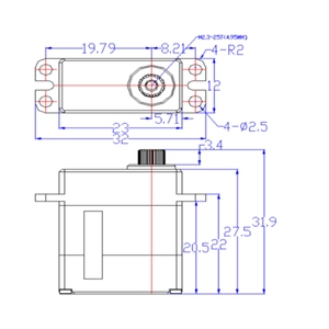 Servomoteur programmable à bus série STS3032 6V 4,5 kg, rotation à 360 degrés, pour l'éducation STEM, kits de démarrage FRC, robots DIY - Product Image 5