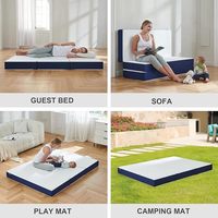 Fabrication à bas coût garantie 10 ans tatami japonais futon matelas 3 pliants de haute qualité pour canapé-lit