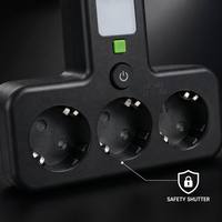 Adaptateur de prise domestique en cuivre de style européen, personnalisé en usine, vente en gros, un vers trois, avec interrupteur de contrôle total