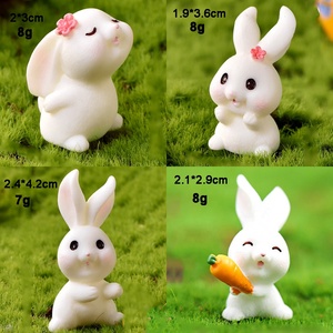 Figurines d'animaux miniatures populaires, accessoires pour maison de poupée, décorations de jardin, statues en résine - Product Image 4