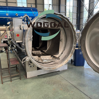 Nouvelle autoclave industrielle à vapeur rotative à immersion pour gros sachets, double couche, lot, machine de stérilisation alimentaire