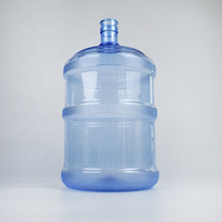 Bouteille d'eau en plastique de qualité alimentaire en PC épaissi, 5 gallons, 11,3 litres, 15L, 16L, 17 litres, 18L, 18,9L, réutilisable, pour eau minérale