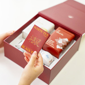 Set Regalo di Tè Chayan Duo of Blessings, Confezione Premium di Tè Cinese per Regali Aziendali e Festivi, 50g/barattolo*2barattoli/confezione*6confezioni/cartone - Product Image 5