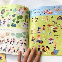 Libro de Pegatinas de Papel de Alta Calidad para Niños, Libro de Pegatinas de Dibujos Animados Kawaii Vintage para la Educación Temprana de los Niños