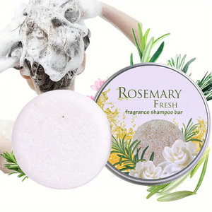 Savon shampoing au romarin, essence régulatrice de sébum, savon fait main - Product Image 2