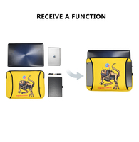Housse étanche pour sac d'ordinateur portable 14 15.6 pouces en néoprène avec logo personnalisé imprimé pour femmes
