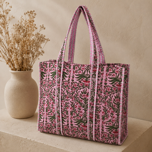 Women's Stylish Cotton Tote <b>Bag</b> with Secure Zipper Closure <b>Large</b> Shoulder Shopper Handbag for Travel <b>Beach</b> Shopping Grocery Work - Product Image 3