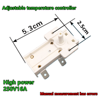 Thermostat de chauffage électrique SKQ T401 en plastique, interrupteur de contrôle de température réglable, composants électroniques