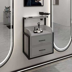Modern Golden Metal Cabinet for Beauty and Hairdressing for Barber Salons and Hotels - Product Image 4