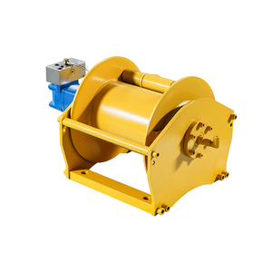10-Ton Hydraulic <strong>Winch</strong> with Manual <strong>Drum</strong> Lock <strong>Steel</strong> Wire Rope Guide for Boat Cranes Auto for Ship Anchor Release Quick Release - Product Image 2