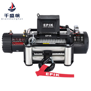 QSF 12000Lbs 12V Vehículo todoterreno <span class=keywords><strong>SUV</strong></span> Jeep Vehículo todo terreno Rescate y grúa de rescate Cabrestante eléctrico de CC - Product Image 6
